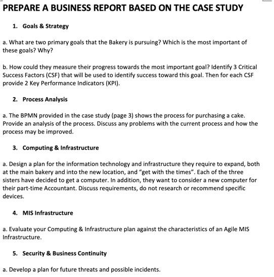 1. Goals \& Strategy a. What are two primary