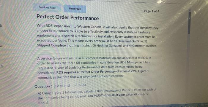 Perfect Order Performance With RDS' expansion