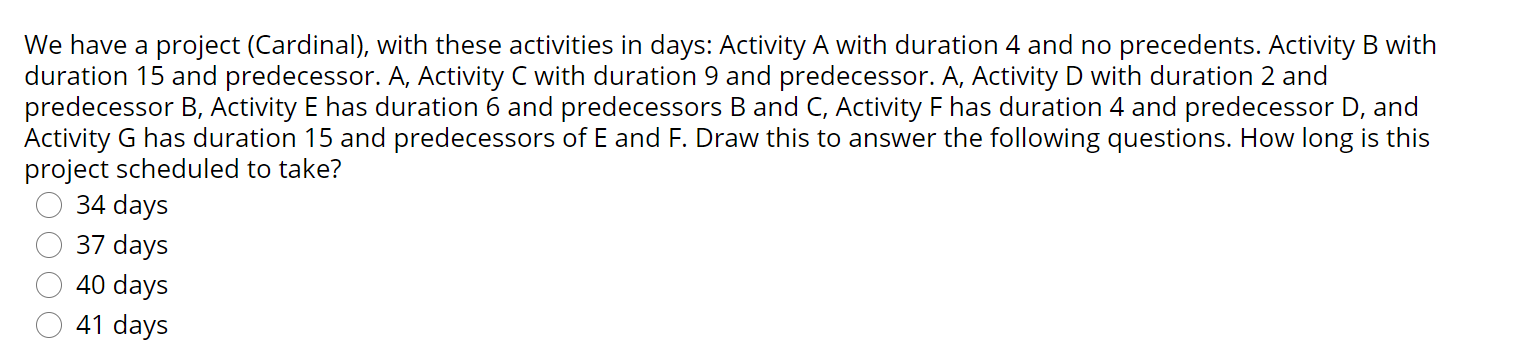 From question #1, what is the EF for Node E? A)