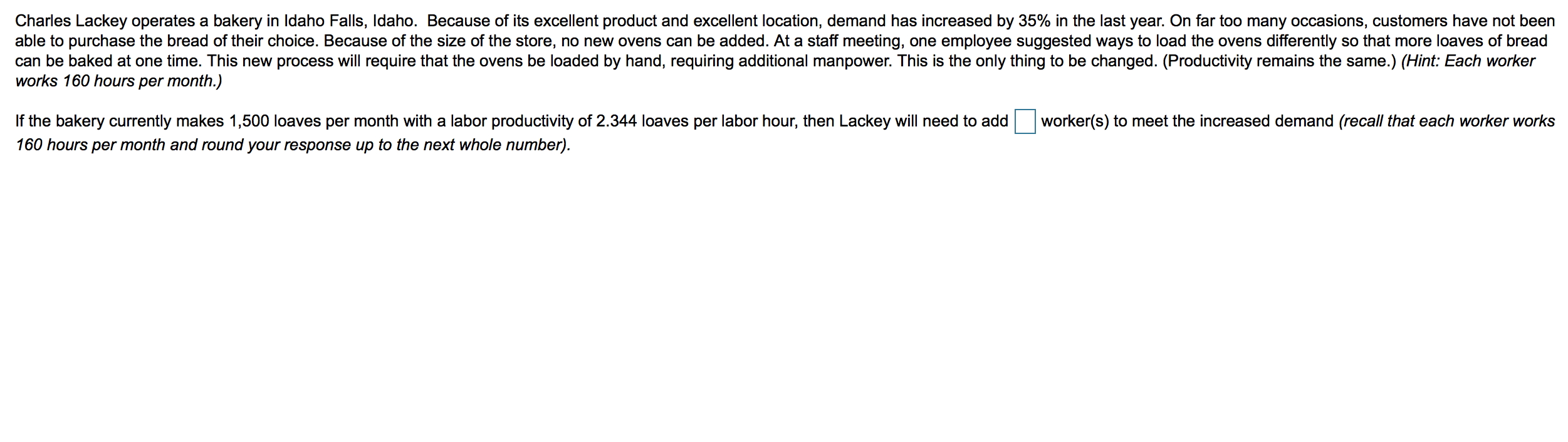 Charles Lackey operates a bakery in Idaho Falls,