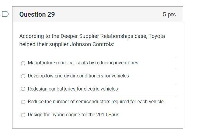 i only need the answer , Thank you ! According to