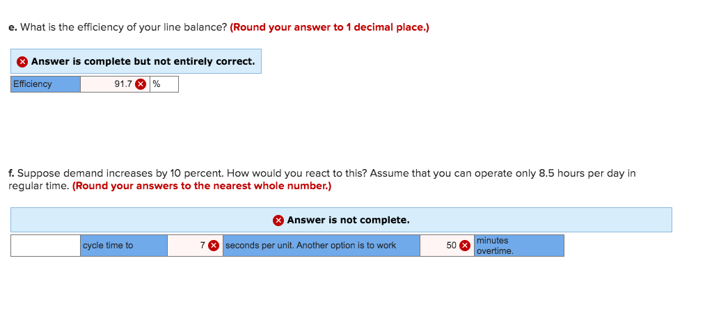An assembly line is to be designed to operate 8.5