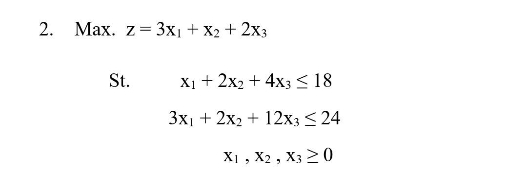 operations research subject First: Use the