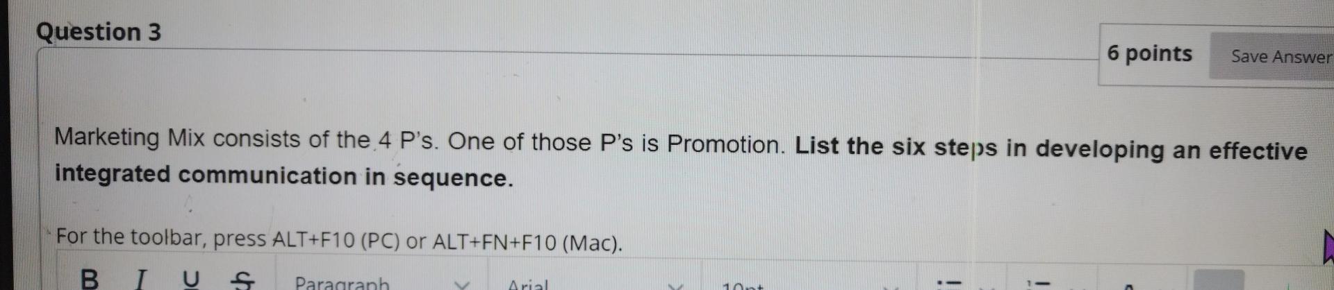 Q3. Short answers pls Question 3 6 points Save