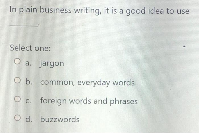 The main point in a direct approach message is a