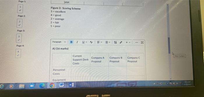 Question 3 (19 points) Saved A) Using Figure 1,