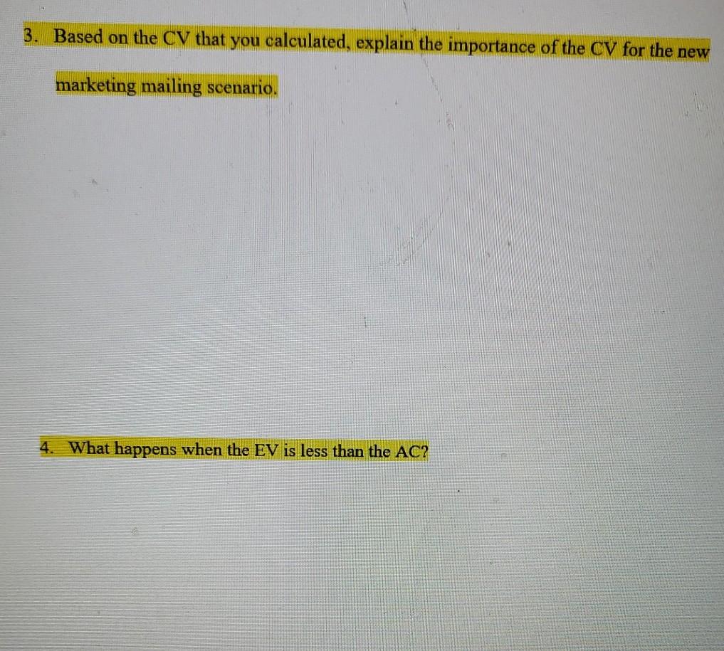 Earned Value Analysis Scenario Jennifer and Ben