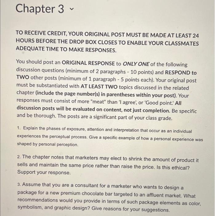 PLEASE TYPE ANSWER! This is a consumer behavior