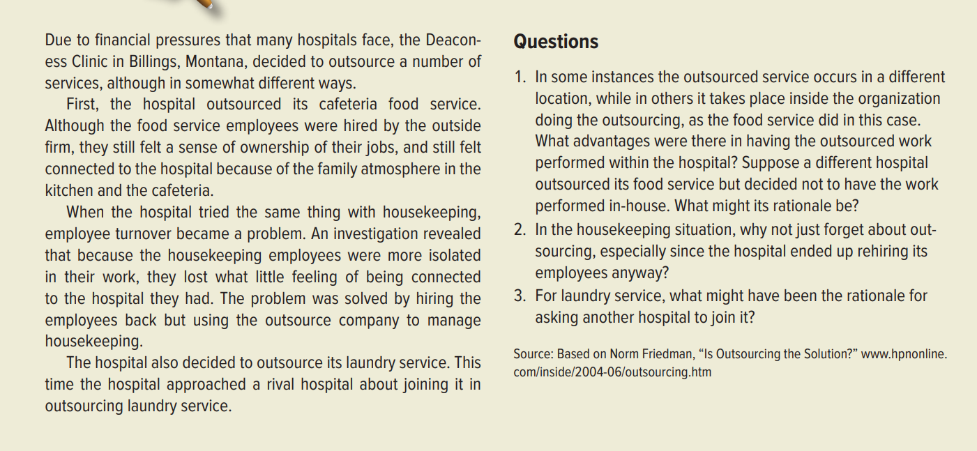 Please answer What did you learn from the case