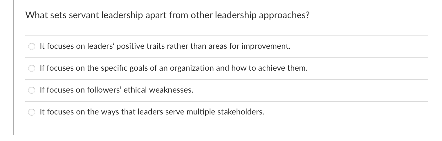 What is the correct answer ? What sets servant