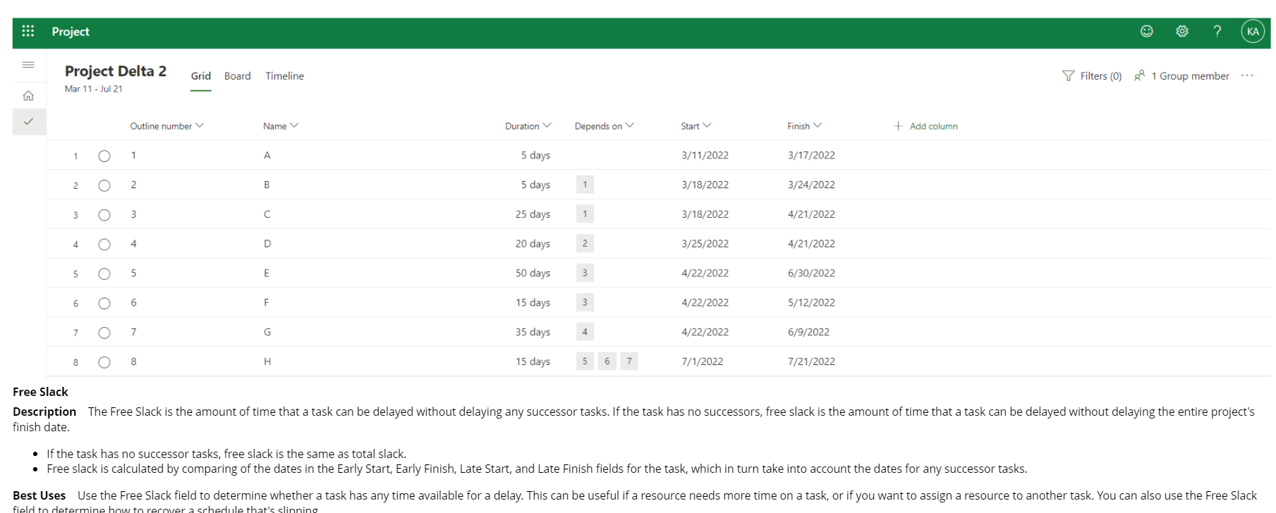 * Project ? KA Project Delta 2 Grid Board