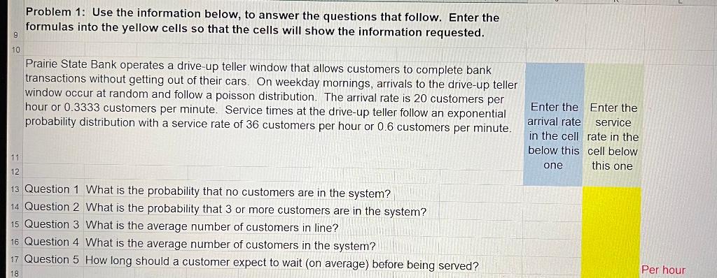 Please include calculations Problem 1: Use the
