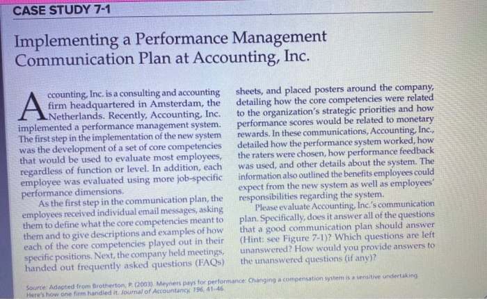 Case Study 7-2: Following up on Case Study 7-1,