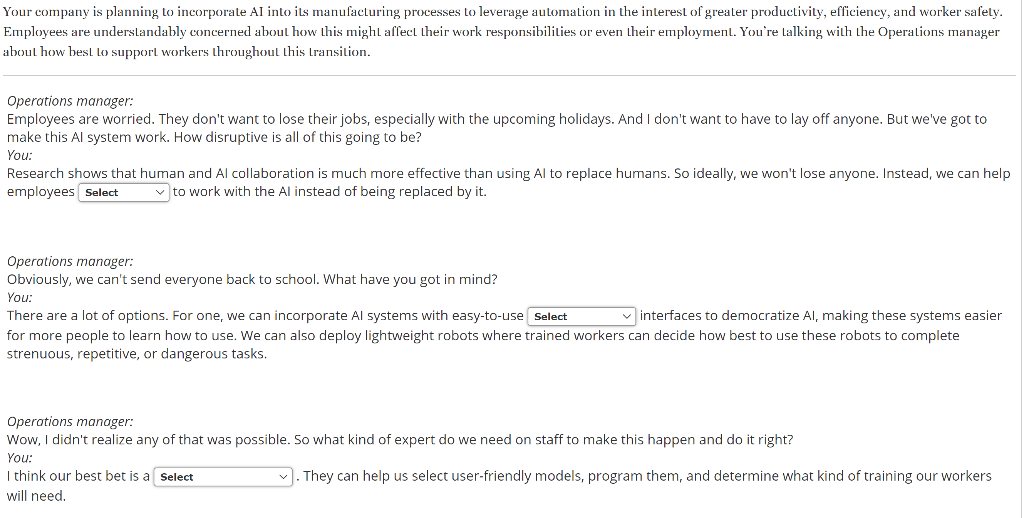 Options for question 1: A) Solve problems B) Make