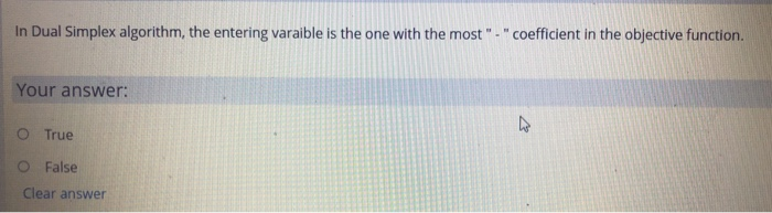 An "unrestricted" primal variable always
