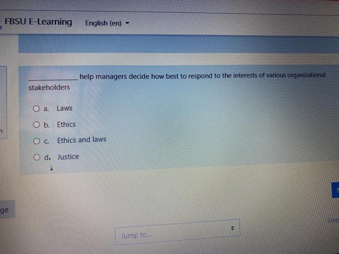 FBSU E-Learning English (en) help managers decide