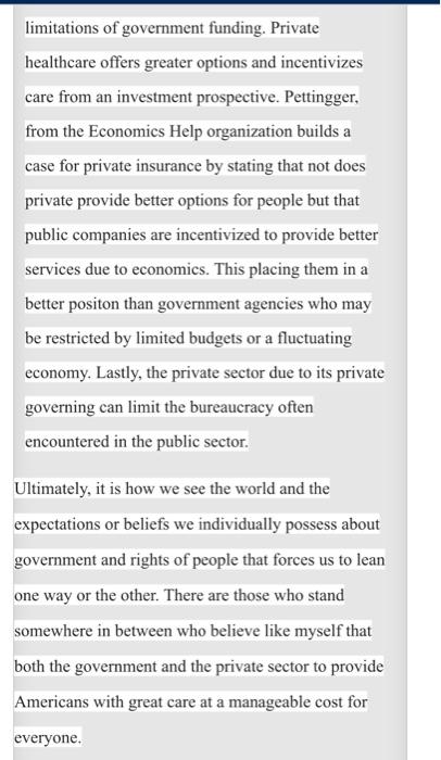 There are two perspectives associated with how