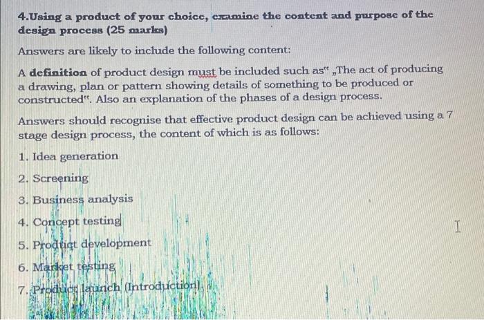 4.Using a product of your choice, examine the