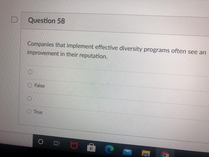 Question 58 Companies that implement effective