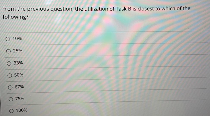 Suppose you have a three task sequence. All