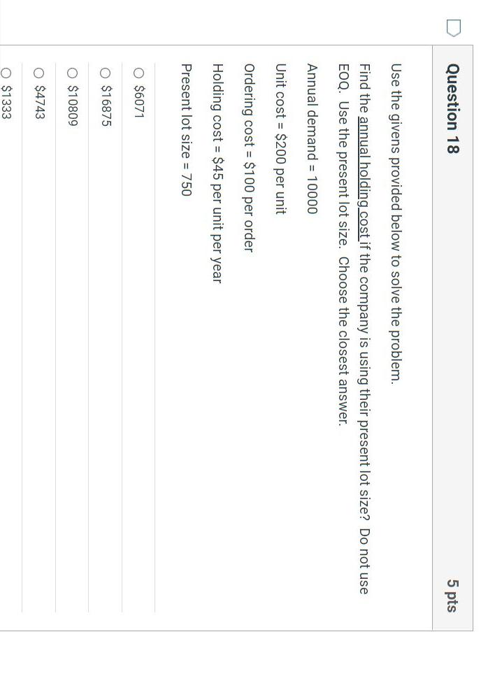 i only need the answer , thank you ! Which of the