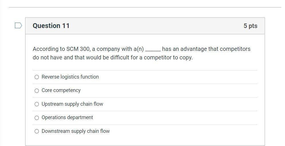 i only need the answer , thank you ! Which of the