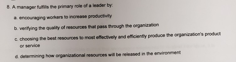 1. Which of the following is a basic conclusion