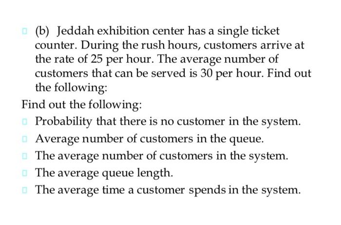 I want solve all Questions (b) Jeddah exhibition