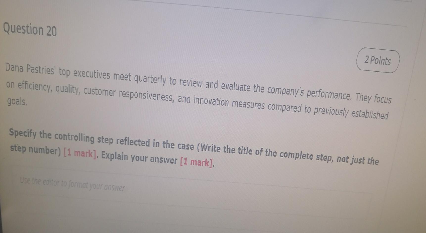 Q20 plz ,write short answer , must be short