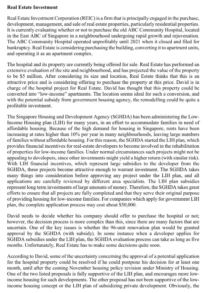 Question: After collecting all those information,