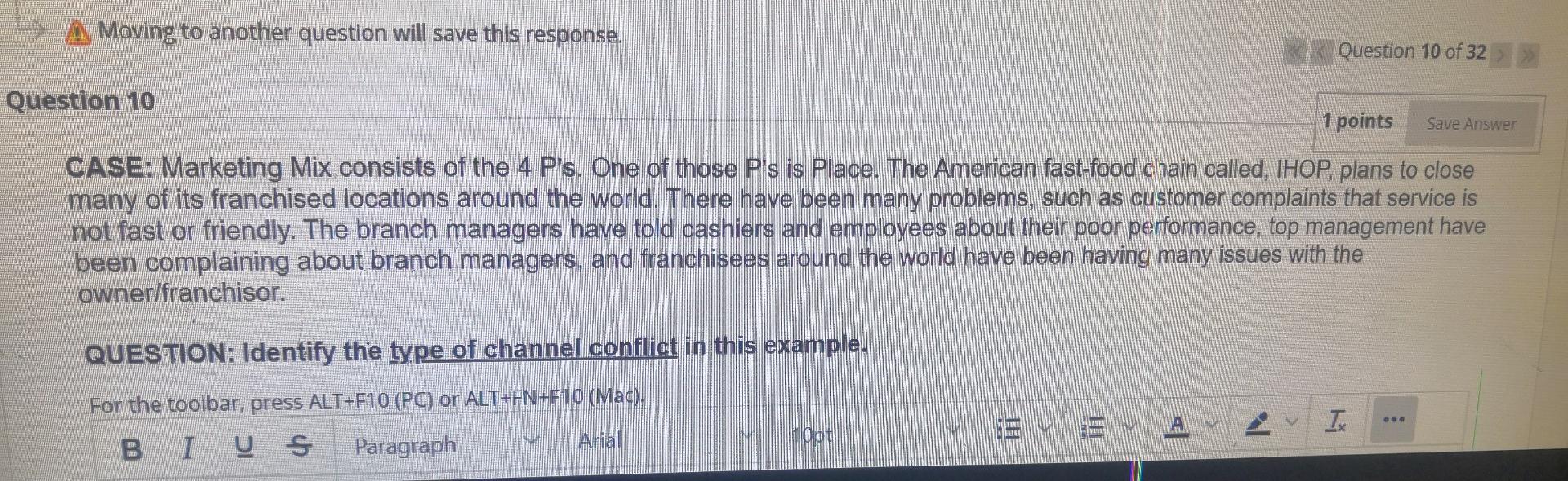 Q10 Please short answer please Moving to another