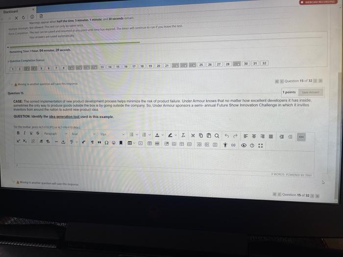 Moving to another question wit save this response