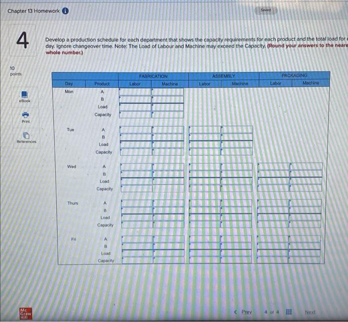 Chapter 13 Homework Savel 4 Problem 13-16
