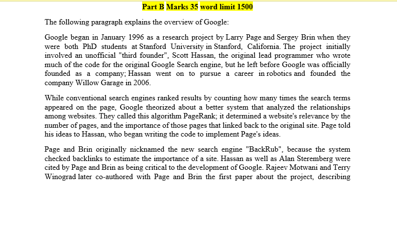 This is Case Study and I need this answer as soon