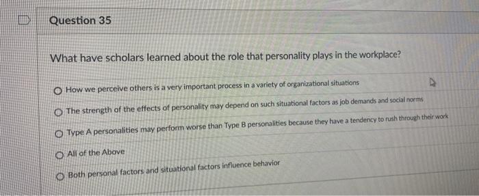 UD Question 35 What have scholars learned about