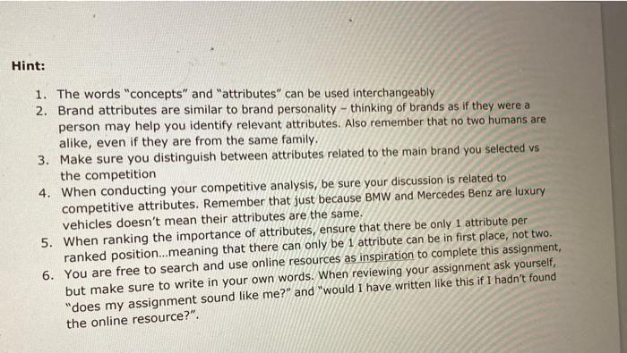 1. Select a brand that will be the focus of your