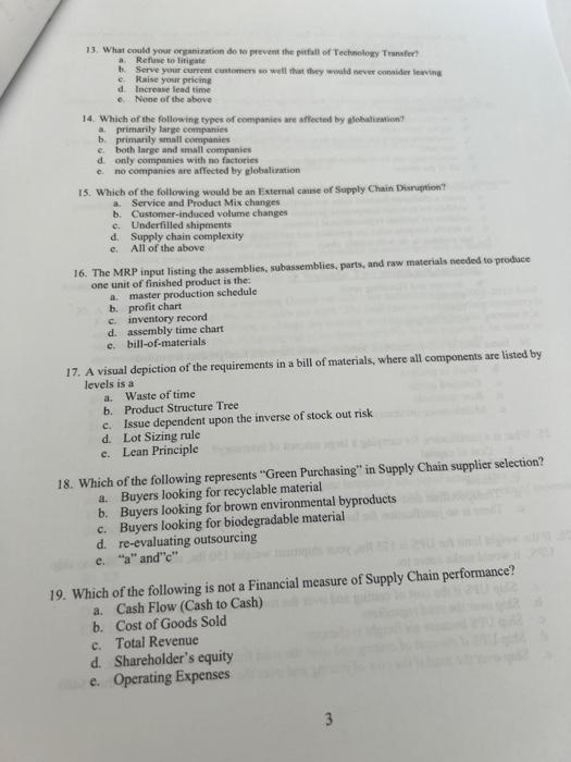 help any plwas 13. What could your organization