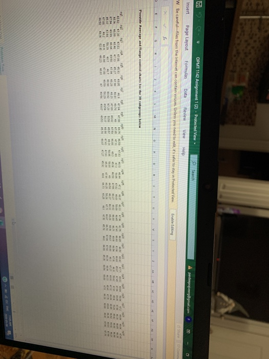 2 OPMT 1142 Assignment 1 - Protected View T o c h