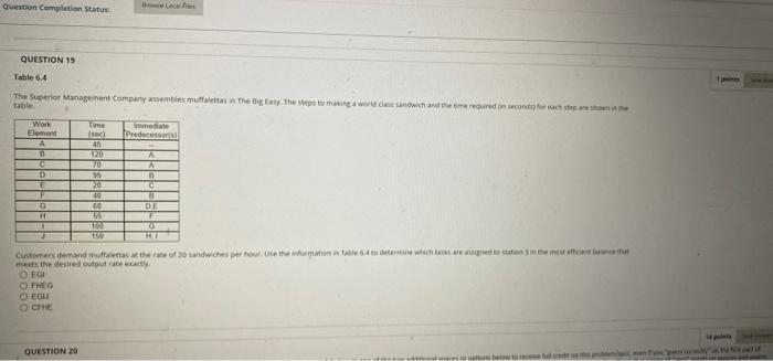 must show how the answer was found Question