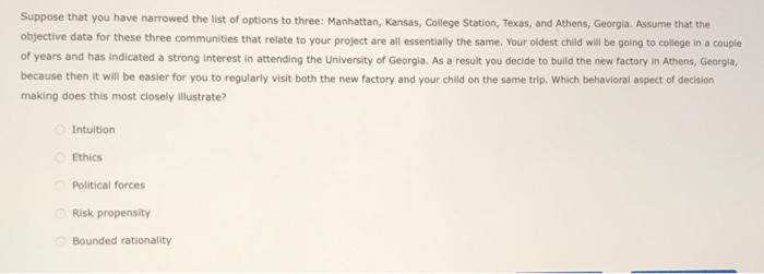 1. Managing Decision Making: Skill-Building