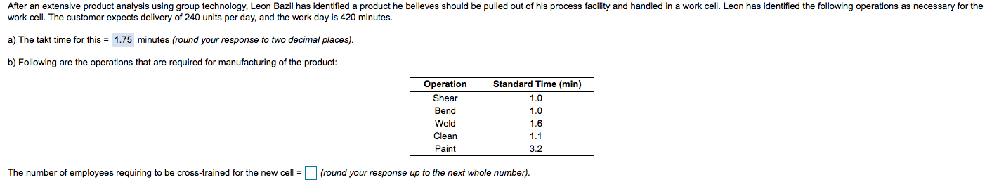 After an extensive product analysis using group