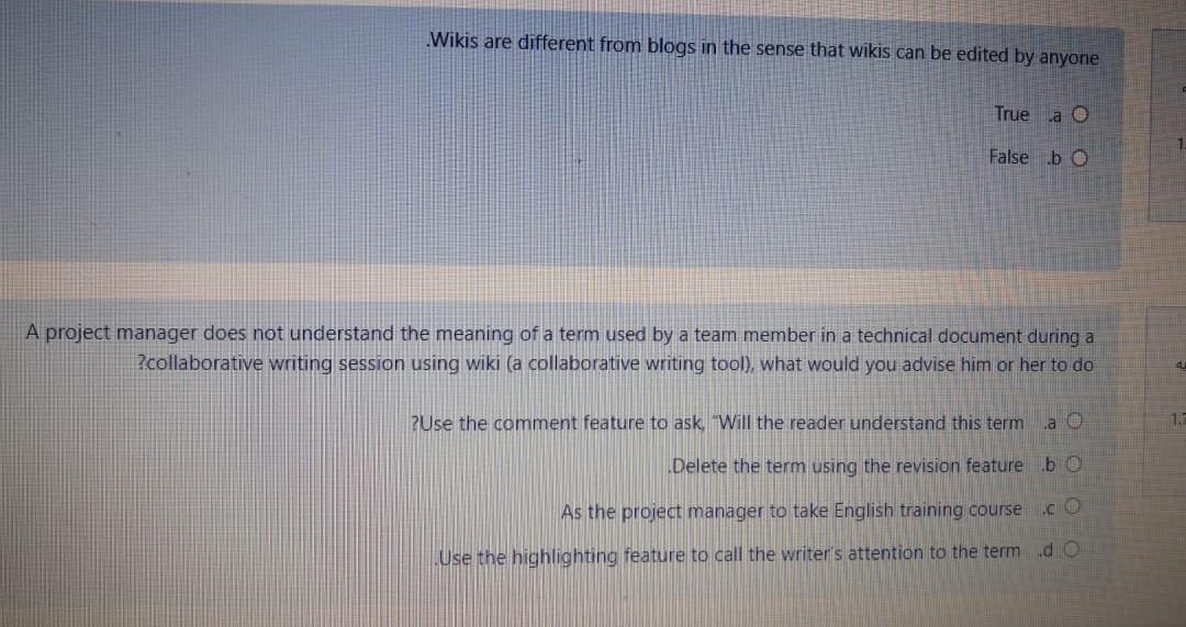 Please answer me faaaast Wikis are different from