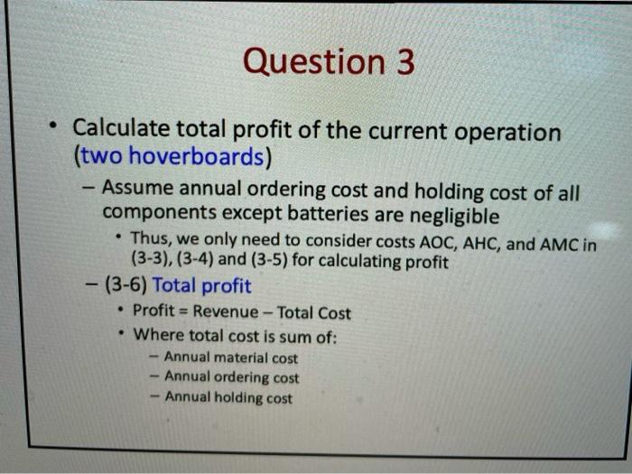 Answer 3.1-3.6 with the first two given slides.