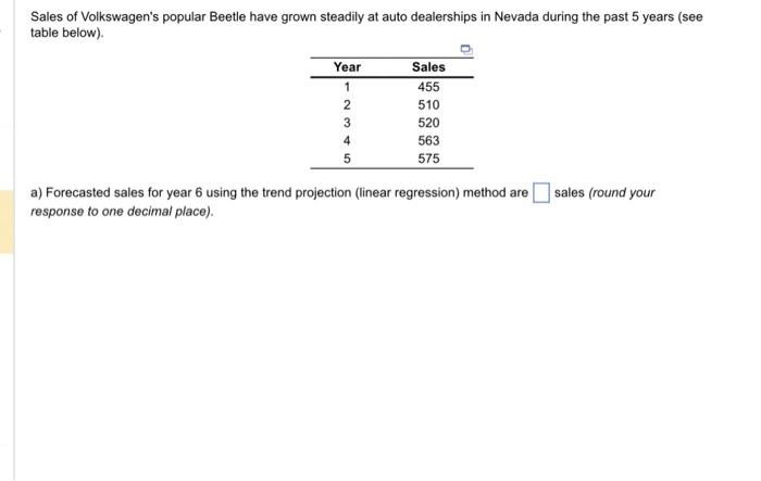 can you also find MAD and MSE Sales of