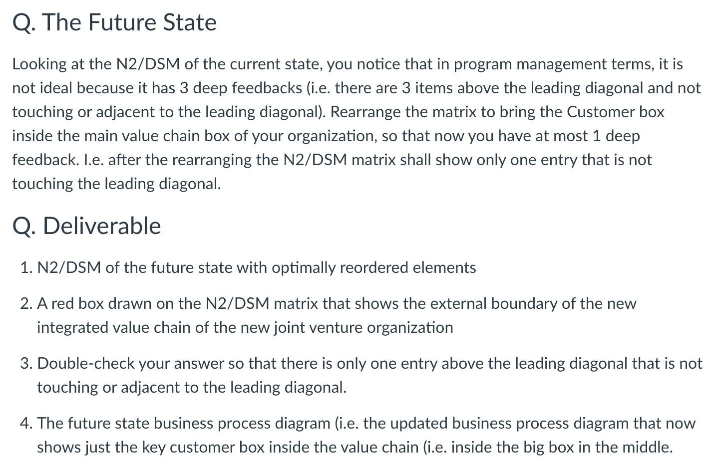 Please help answer this question Q. The Future