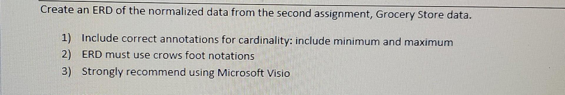 create an ERD from this data Create an ERD of the