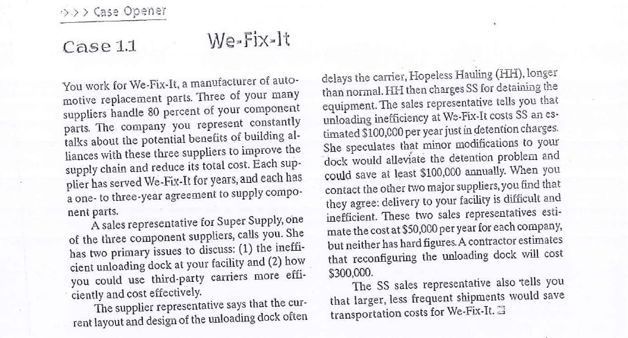 > > > Case Opener Case 1.1 We-Fix-lt You work for