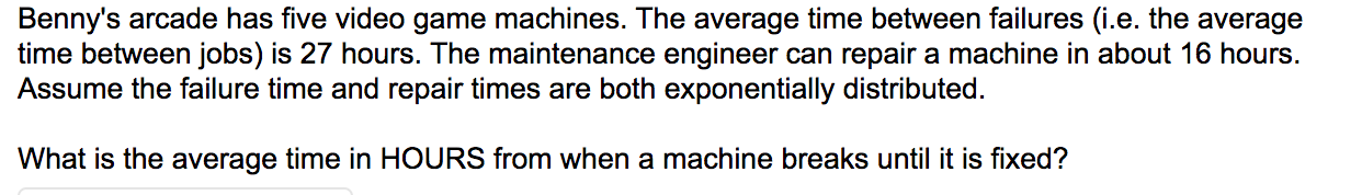 Benny's arcade has five video game machines. The