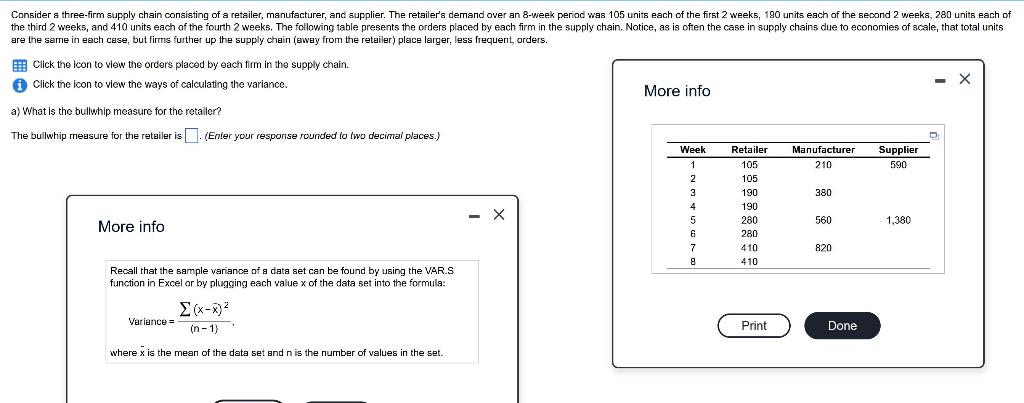 Consider a three-firm supply chain consisting of