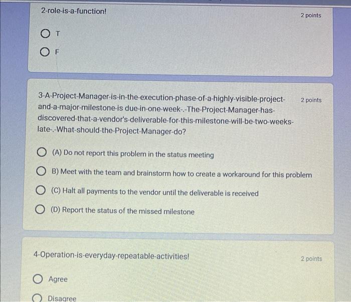 2-role-is-a-function! 2 points T F